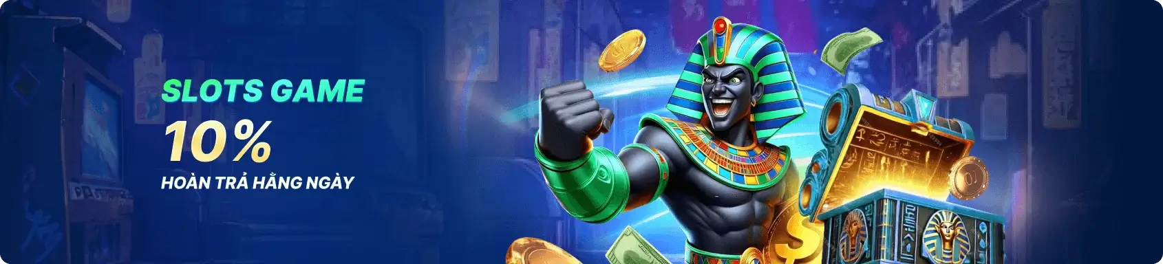 Khuyến mãi Zubet hoàn trả thua cược slots game 10%